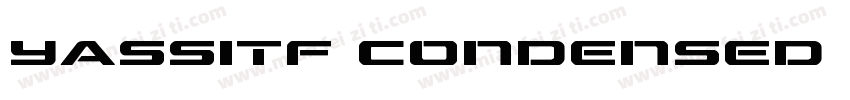 Yassitf Condensed Bold字体转换